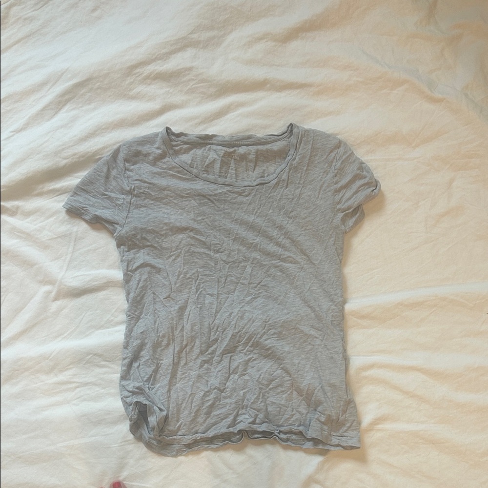 J. Crew Heather Gray Vintage Cotton Tee